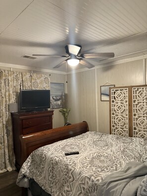 Separate Bedroom with Queen size Bed .
