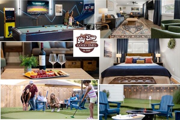 Family fun and comfort - all in one place! Gig 'Ems & Good Times has something for everyone to enjoy!