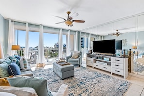 Living area with views