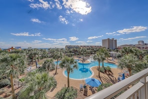 Huge lagoon pool