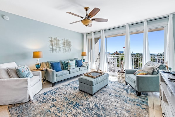 Living area with beautiful views