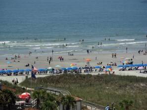 View of Beach in the Summer