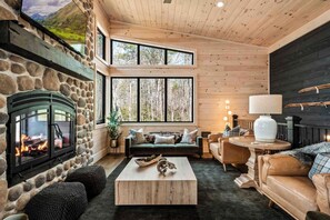 The Captivating Environment Prioritizes The Views, A Bold/Rich Color Pallet and Luxurious Decor