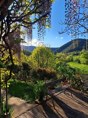 Vue depuis l'une des terrasses