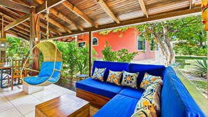 Terrace with hammock
