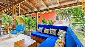 Terrace with hammock