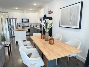 Beautifully set table for elegant dinners