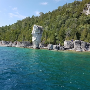 Flowerpot islands near Tobermory