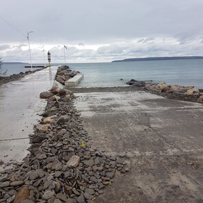 Big Bay Government Dock - swimming to the right of this picture