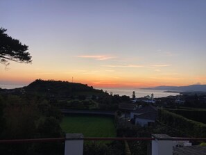 Blick von der Unterkunft