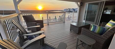 1st Floor Deck -Relax and watch the many species of birds & the amazing sunsets