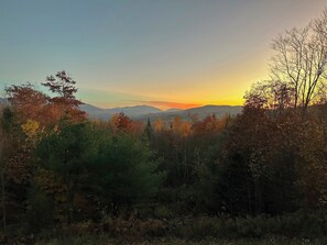 Enjoy sunsets and mountain views from the living areas and outdoor spaces.