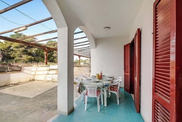 Salle à manger extérieure