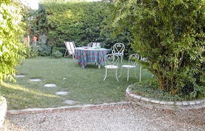 outside
