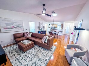 Open Concept: Kitchen, Dining and Living Room
