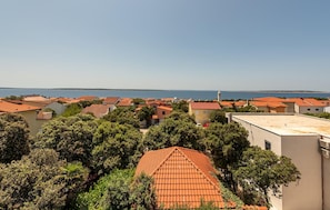 Vue depuis lâhĂ©bergement
