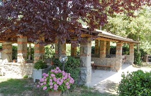 outside