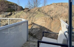 outside