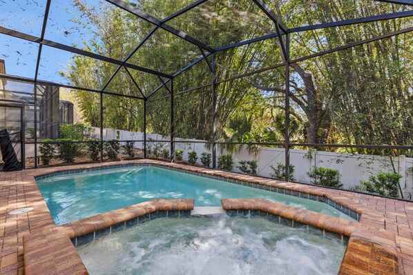 Private pool and spa