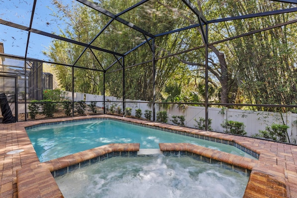 Private pool and spa