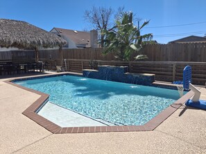 Large private pool