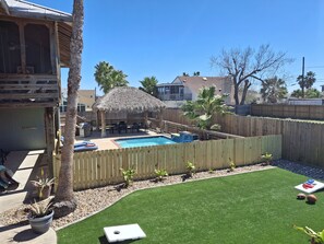 Outdoor gaming area