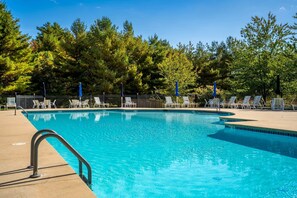 Enjoy time with the family by the heated pool