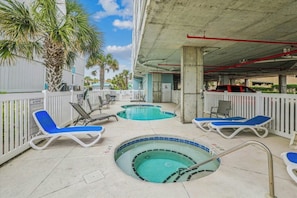 Outdoor pool and hot tub! Enjoy!
