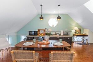 Charming table set for two