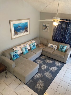 Living room view from stairs