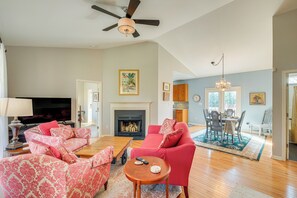Living Room | Smart TV | Single-Story Home