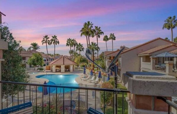 View from your deck!  Beautiful sunsets every night!