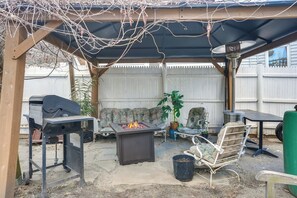 Gazebo | Fire Pit | Gas Grill | Seating
