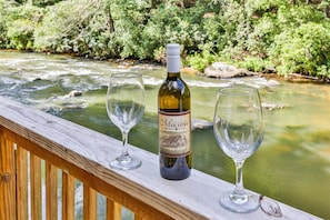Perfect view of the Cartecay River