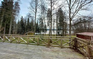 outside