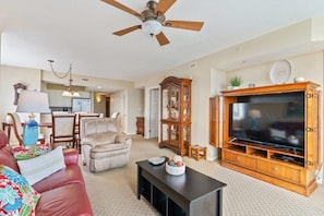 Living Room Area with TV