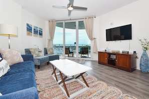 The Palms of Destin 1510 - Living Room with Balcony