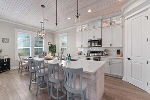Spacious kitchen designed for easy meals and great conversation.