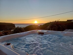 Sea View from the Hot Tub