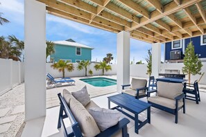 Private patio