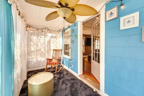 Sunroom | 2-Story Home | Rocking Chair | Dining Area