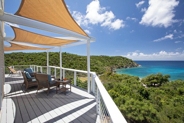 Deck overlooking Kiddel Bay