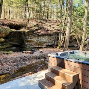Bain à remous extérieur