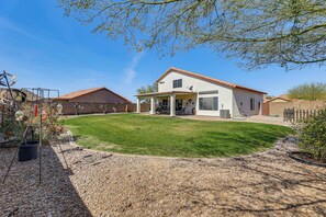 Fenced Yard | Private Patio | Fire Pit | Outdoor Dining Area