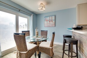Dining Area | Free WiFi | Single-Story Unit