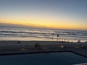 Morning view as sun rises
