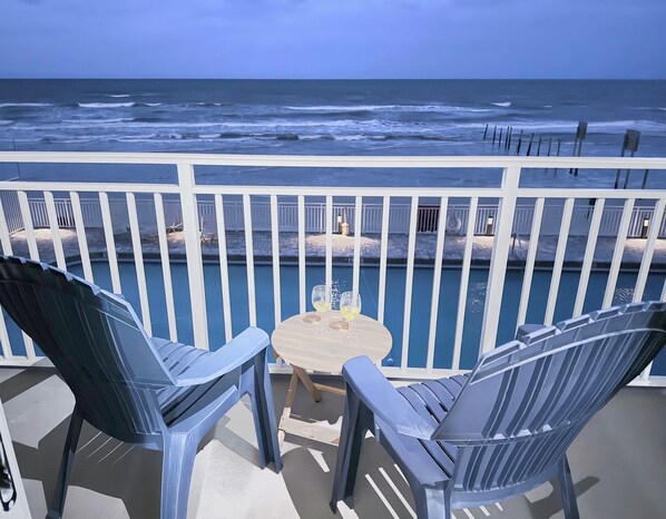 Evening View from the Private Balcony