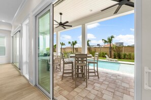 Back Patio and Pool Area