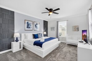 Relax in luxury or enjoy whimsical themed bedrooms.