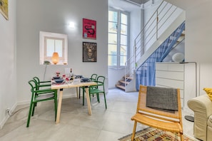 Living and dining room